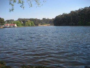 The famous Lake Daylesford